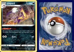Liepard 091/172 R Brilliant Stars Pokemon NM/M - Image 2
