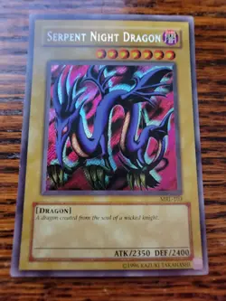 | Yugioh Serpent Night Dragon MRL-103 Secret Rare LP! 🔥 | - Image 1