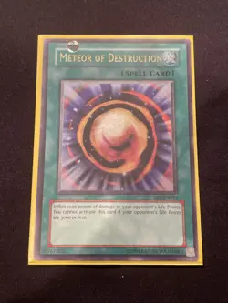 Yugioh Meteor of Destruction FET-EN041 Ultimate Rare Unlimited Edition NM/VLP - Image 1