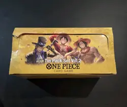 New & Sealed One Piece TCG DISPLAY 12 x Mini Tin Pack Set VOL. 2 TS-02 OP13 - Image 1