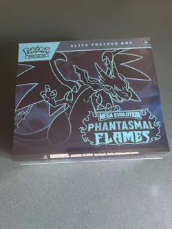 Pokemon TCG Mega Evolution Phantasmal Flames Elite Trainer Box ETB New Sealed - Image 1