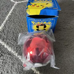 Pokemon Burger King 23k Gold Plated Trading Card PIKACHU Sealed In Blue Box - Image 3