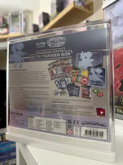Pokemon Center Chilling Reign Ice Rider ETB Sealed w/ Target Clear Case - Image 3