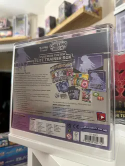 Pokemon Center Chilling Reign Shadow Rider ETB Sealed w/ Target Clear Case - Image 4