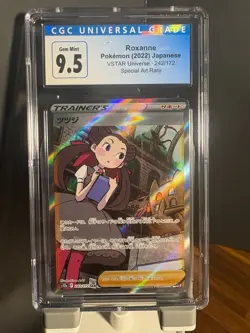 Pokemon - Roxanne SAR Japanese [CGC 9.5] [S12a] Vstar Universe 242/172 - Image 1