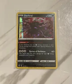 Darkrai 105/189 Pokemon SWSH03: Darkness Ablaze Holo Rare NM - Image 1