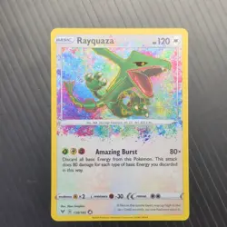 Pokemon Rayquaza 138/185 Swsh04: Vivid Voltage Amazing Rare Holo Card - Image 1