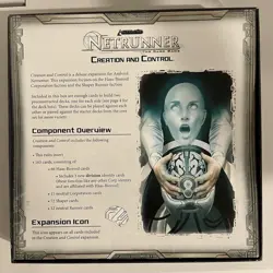 Netrunner Android Creation And Control Expansion LCG Brand New Sealed - Image 3