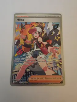 Pokemon TCG Hilda Full Art Trainer White Flare Card 171/086 - Image 1