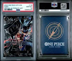 One Piece Card Game - SABO (OP13-118) Special Alternate Art SP PSA 10 - Image 3