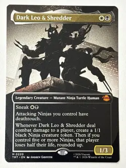 Magic The Gathering Dark Leo & Shredder Teenage Mutant Ninja Turtles Regular - Image 1