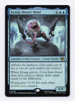 Krang, Master Mind (Foil) 0043 (R) MTG Teenage Mutant Ninja Turtles (TMT) - Image 1