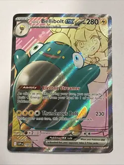 Pokemon TCG Iono's Bellibolt ex Black Star Promo 194 Holo Rare, NM Condition - Image 1
