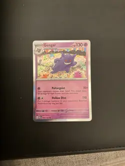 Pokemon TCG Gengar Rare Holo SV Scarlet & Violet 151 Card 094/165 LP Condition - Image 3