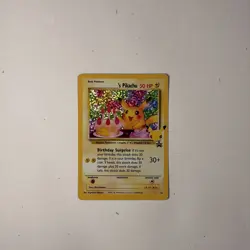 Pokemon ______'s Pikachu 24/53 Celebrations Classic Collection Holo Birthday - Image 1