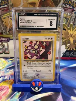 Pokemon Aipom 41/64 Neo Revelation MINT Vintage Graded CGC 8 - Image 1