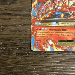 Pokemon M Blaziken EX XY86 Black Star Promo Holo – HP/Played – Mega Evolution - Image 3