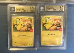 BGS 9.5 Pokemon Japanese McDonald's Pikachu Promo 020/M-P Gem Mint - Image 3