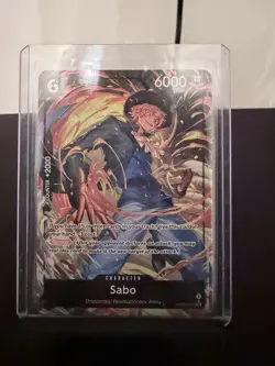One Piece CCG Sabo Alt Art (SR) PRB02-014 English - Image 1