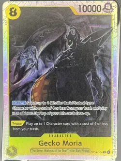One Piece CCG Gecko Moria OP14-104 SR EN US Seller - Image 1
