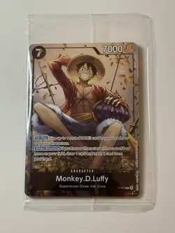 Monkey D. Luffy (Tin Pack Set Vol 2) P-075 One Piece Promotion Cards Foil SEALED - Image 1