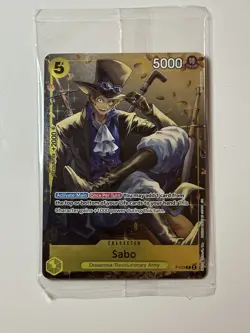 Sabo (Tin Pack Set Vol 2) P-073 One Piece Promotion Cards Foil SEALED - Image 1