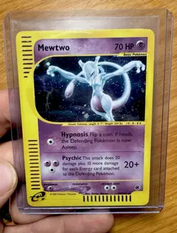 Pokemon TCG Mewtwo Expedition Base Set Holo Rare Card 020/165 Nintendo E-Reader - Image 1