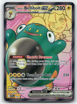Iono's Bellibolt ex 194 Sv: Scarlet & Violet Promo Cards Holo US SELLER PO01 - Image 1