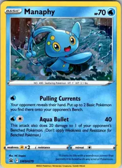 Manaphy Promo SWSH: Sword & Shield Promo Cards SWSH275 NM - Image 1
