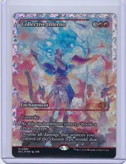 Collective Inferno (Showcase) (Fracture Foil) Lorwyn Eclipsed Foil - Image 1