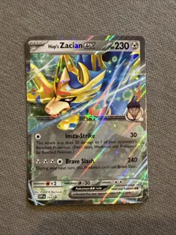 Pokemon Scarlet & Violet Black Star Promo Hop's Zacian ex SVP193 - Image 1