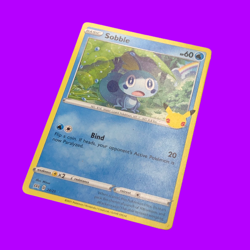 Pokemon Mcdonalds Celebrations Sobble 24/25 Promo LP 25th Anniversary TCG - Image 1