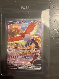 Pokemon TCG Ethan's Ho-Oh EX Sir 230/182 Destined Rivals - Image 1
