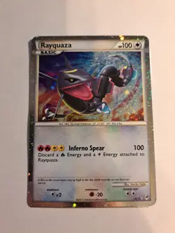 2011 Pokemon Shiny Rayquaza Call of Legends SL10 Secret Rare - Image 1