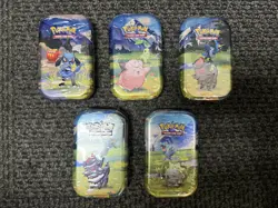 Pokemon TCG - Ascended Heroes - Set of 5 Sealed Mini Tins - Free Shipping - Image 1
