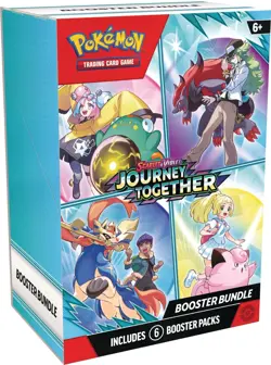 New Sealed Pokemon TCG JOURNEY TOGETHER Booster Bundle Box - 6x Booster Packs! - Image 1