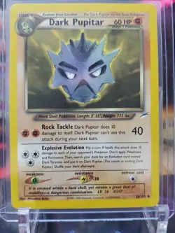 Dark Pupitar 38/105 Neo Destiny Stage 1 LP Pokemon TCG - Image 2