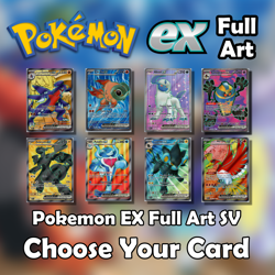 Pokemon ex Full Art Choose Your Card - Double Rare SV English NM-LP - Image 1