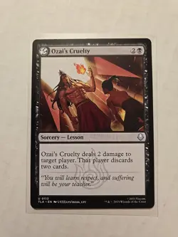 Ozai's Cruelty - Avatar - NM - Uncommon - Sorcery Lesson - MTG - Image 1