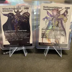 The Emperor, Hell Tyrant FOIL & Golbez, Clad In Darkness FOIL -MTG Final Fantasy - Image 1