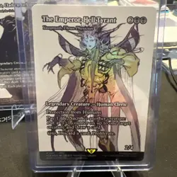 The Emperor, Hell Tyrant FOIL & Golbez, Clad In Darkness FOIL -MTG Final Fantasy - Image 2