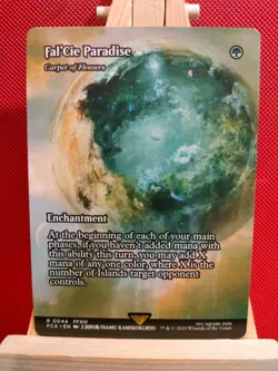 Fal'Cie Paradise / Carpet of Flowers (Borderless) - Final Fantasy - NM - MTG - Image 1