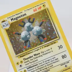 Pokemon TCG - Magneton 9/102 Base Set Holo Rare WOTC - EXC/NM - Image 1