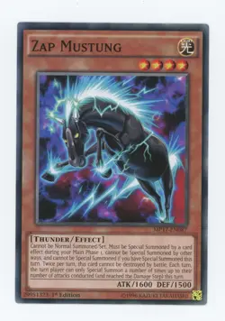 Yugioh Zap Mustung MP17-EN087 Common 1st Edition NM x3 Play Set - Image 1