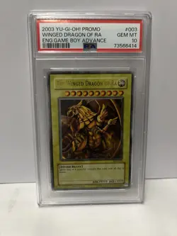 Konami The Winged Dragon of Ra Ultra Rare GBI-003 PSA 10 English - Image 1