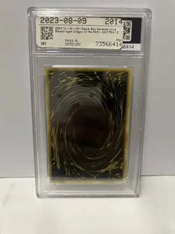 Konami The Winged Dragon of Ra Ultra Rare GBI-003 PSA 10 English - Image 3