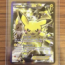 Pikachu EX XY124 XY Black Star Promo 2016 Full Art Holo | Pokemon Card TCG - Image 2