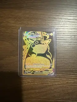 Pokemon TCG Pikachu VMAX Gold Card TG29/TG30 NM Raw - Image 1