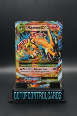 2016 Pokemon XY Evolutions M Charizard EX 13/108 Ultra Rare Holo TCG Card LP - Image 1