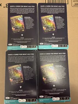 4 Pack of MTG Lorwyn Eclipsed Commander Decks-Blight Curse - Image 3
